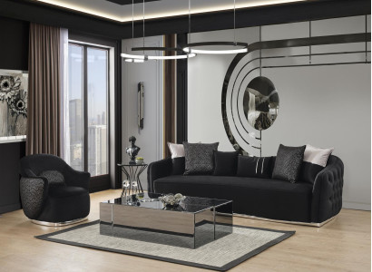Sofa set Sofas 41 Seater Luxury Coffee table Suite 3-piece Couch Set