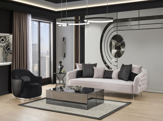 Sofa set 41 Seater Coffee table Complete Set Designer 3-piece Living room