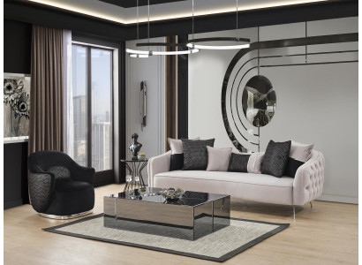 Sofa set 41 Seater Coffee table Complete Set Designer 3-piece Living room