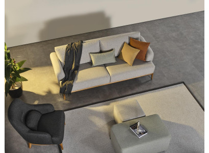 Sofa set set 31 seater 2x stool 4 pieces. Living room new gray modern
