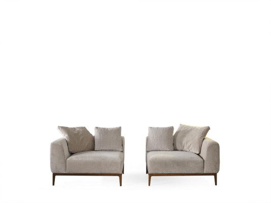 Sofa 3 Seater White Fabric Living room Luxury Furniture Couch new Modern