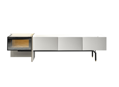 Living room tv stand furniture TV cabinet television sideboard style white luxury wood