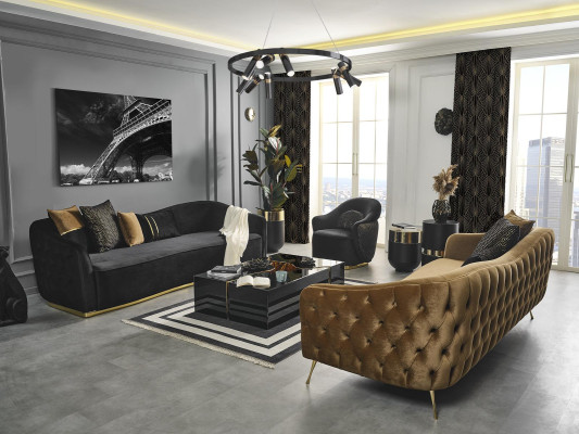Coffee table Design Furniture Luxury new Black Modern Living room Wood