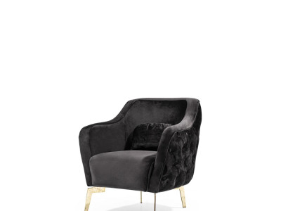 Living room Armchair Upholstery Design Modern Sofas Textile new Luxury Black