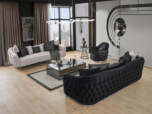 Armchair Design Upholstery Textile Design Modern Wood Living room Black