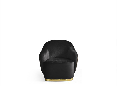 Armchair Living room Couch Modern Textile Luxu Modern Black new