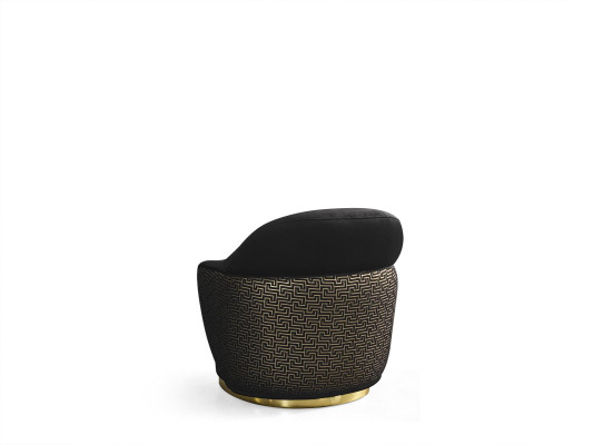 Armchair Living room Couch Modern Textile Luxu Modern Black new