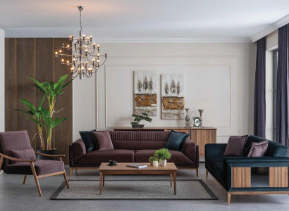 Luxury Suite Sofa set Sofa 331 Seat Coffee table Sofas Fabric Modern new