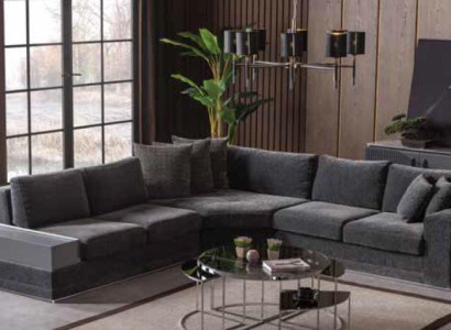 Living room Corner sofa L-shape Sofas Corner Sofa Fabric Modern Design Style