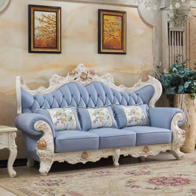 Classic s Living room Sofa Three Seater Chesterfield Sofa Wood with Leather
