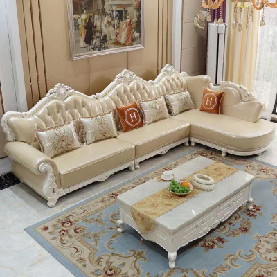 Classic s Corner sofa L-shape Living landscape Sofa Couch Upholstery Corner Wood Leather