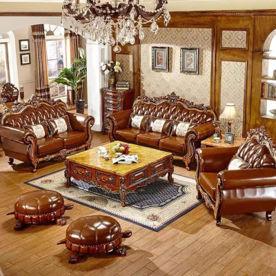 Classic Sofa set 3+2+1 Chesterfield Couch Upholstery Baroque Rococo