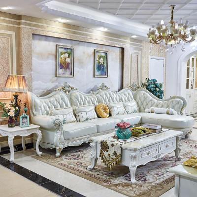 Corner suite Chesterfield Furniture Corner sofa Sofa Couch Furniture Leather Beige