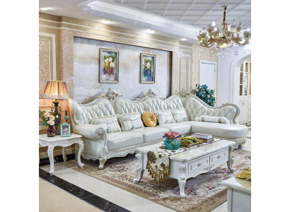 Corner suite Chesterfield Furniture Corner sofa Sofa Couch Furniture Leather Beige