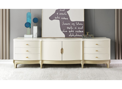 Sideboard Wardrobe Shelf Furniture Wooden Cabinet White Sideboard Chest of drawers