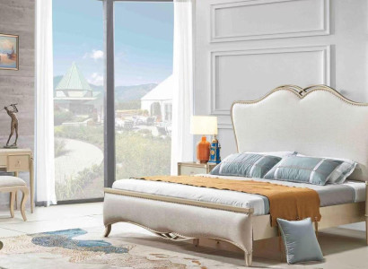 Bed Upholstery Design Luxury Double Beds White 180x200cm Bedroom Furniture new