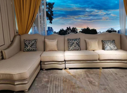 Living room Textile L-shape Luxury Sofas Sofas Corner Corner sofa Upholstered furniture
