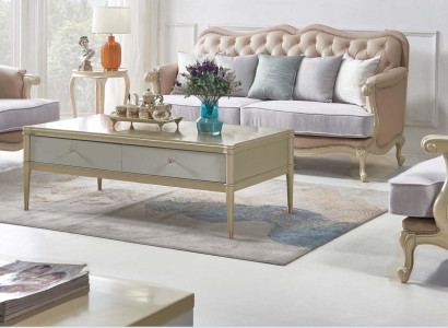 Luxury Coffee table Wood Tables Living room High quality Furniture Side table Hotel
