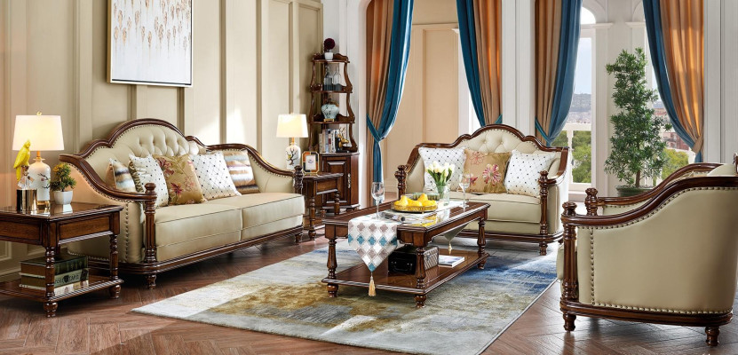 Sofa set 3+2+1 Seater Sofa Couch Suite Leather Couchen Classic