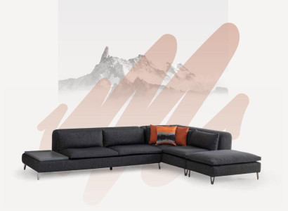 Luxury Corner sofa L-shape Sofa Sofas Living room Modern Fabric Design Polyester xxl