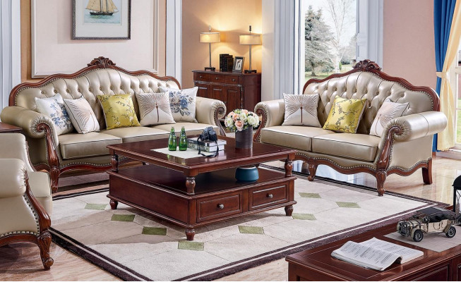 Sofa set 3+2 Seater Imitation leather Couches Upholstery Suite Sofas
