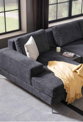 Textile Couch Living landscape Living room Corner suite Couches Upholstery Furniture