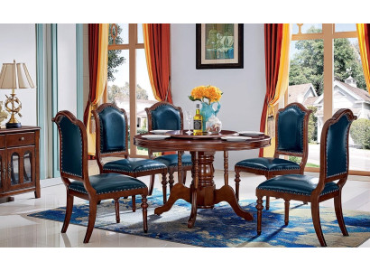Tables Round Furniture Dining room Dining table Luxury Round Table Solid Wood