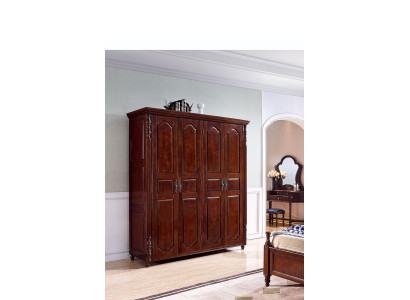 Wardrobe Bedroom Wood Wardrobe Style Cabinets Furniture Baroque
