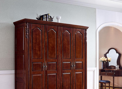 Wardrobe Bedroom Wood Wardrobe Style Cabinets Furniture Baroque