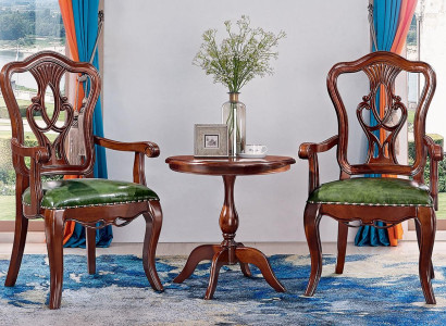 Designer Chair Armrests Living room 2x Chairs Wood Group Suite
