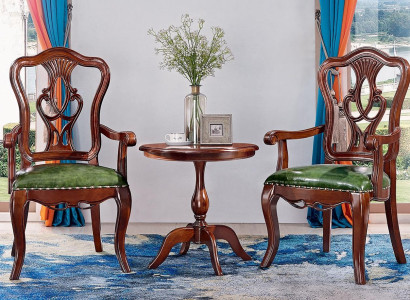 Chair Coffee table Coffee table Side table Designer Living room table set 3 pieces.