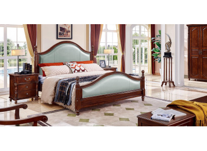 Bed Double bed Wooden bed Furniture Solid wood Bedroom Wood Beds