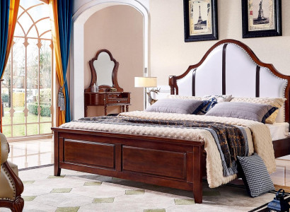 Bed 2 Bedside tables 3 pcs Bedroom Set Furniture Classic Luxury Beds