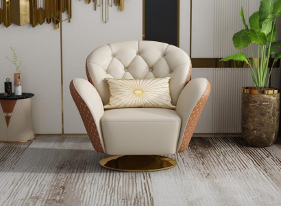 Swivel Chesterfield Armchair Recliner Chairs Upholstery Furniture Single Seater