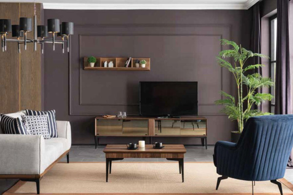 Group luxury sofa set sofa 3 seat armchair coffee table TV cabinet three seater fabric