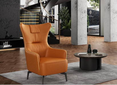 Wing Chair Armchair Single Seater Chair Hotel Relax Furniture Law Firm Reception