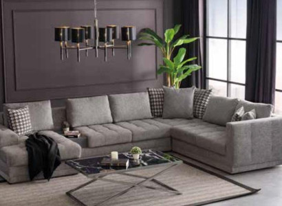 Corner sofa U-shape Sofa Luxury Sofas Living room Modern Fabric Design XXL new