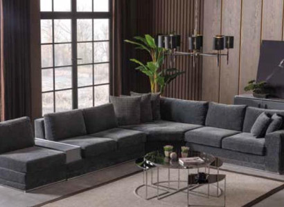 Luxury Corner sofa L-shape Sofa Sofas Living room Modern Fabric Design new