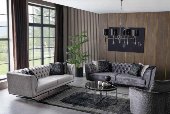 Luxury Sofa set Sofa Suite Sofas 331 Seat Armchair Fabric Modern Design