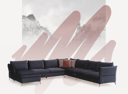 Living room Corner sofa U-shape Sofa Sofas Modern Fabric Design Luxury new