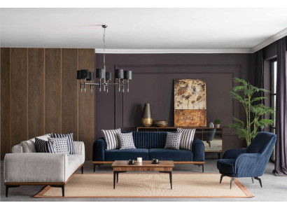 Sofa set Sofa Suite Luxury Sofas 3+3+1 Seat Coffee table 4pcs. set