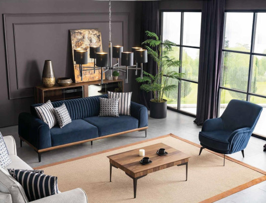 Sofa set Sofa Suite Luxury Sofas 3+3+1 Seat Coffee table 4pcs. set