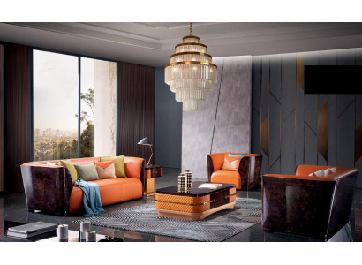 Luxury Furniture Sofa set Couch Sofa Upholstery 3+2+1 Seater + Coffee table