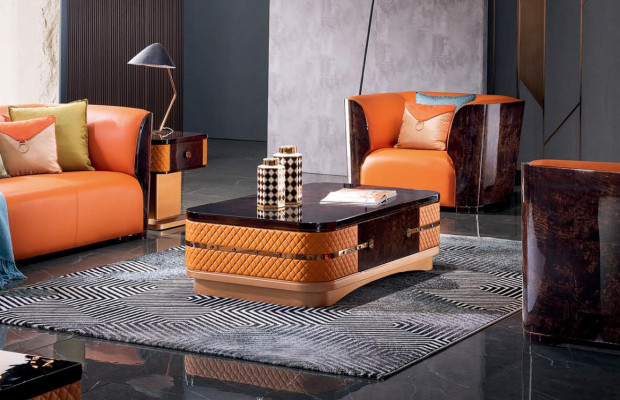 Luxury Furniture Sofa set Couch Sofa Upholstery 3+2+1 Seater + Coffee table