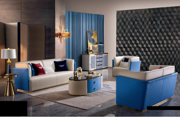 Complete Set Sofa set 3+2+1 Seater Coffee table Design Living landscape