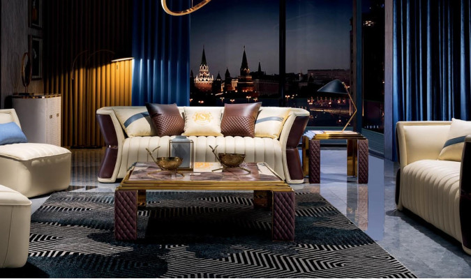 Sofa set 3+2+1 Seater Leather Sofa Couch Living landscape Suite