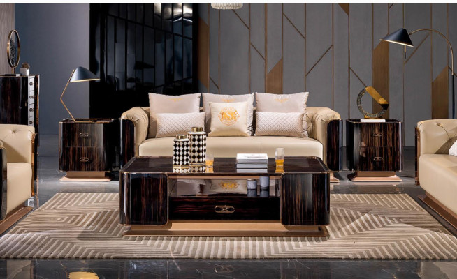 exclusive sofa set 3+2 seater set design upholstered sofas decorative couches leather sofa set