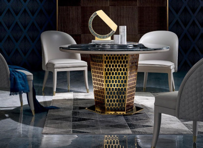 Dining set Dining room set Round Table 4 Chairs Chair set Suite luxury
