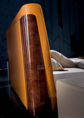 Bed Bedside table 3 pcs. Bedroom Set Design Modern Luxury Beds Group