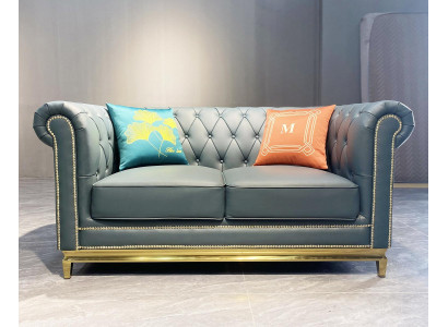 Chesterfield Two-seater Couch Design Furniture Furnishings Classic Sofas